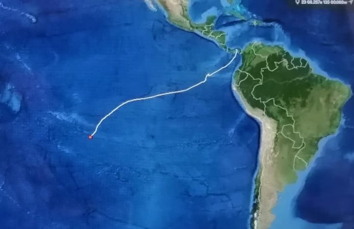 Trans-Pacific – 2900&nbsp;nm